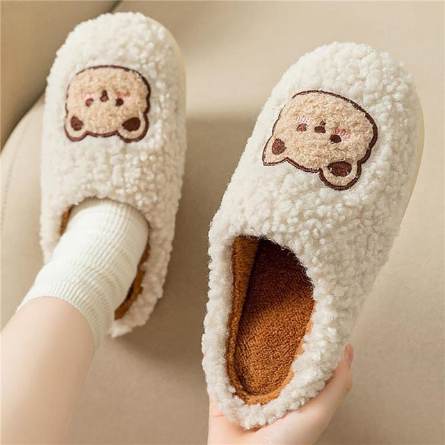 Krohn-e | Bequeme Damen Hausschuhe mit Tiermuster