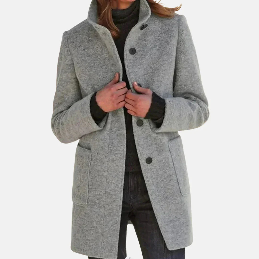 Krohn-e | Tweed-Mantel mit anspruchsvollem Charme