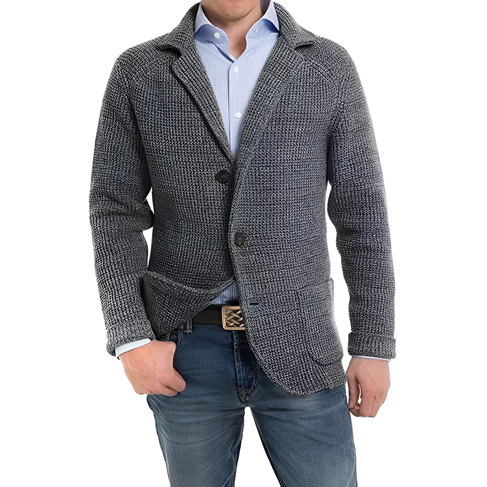 Krohn-e | Elegante Jacke mit Klapptaschen für Männer