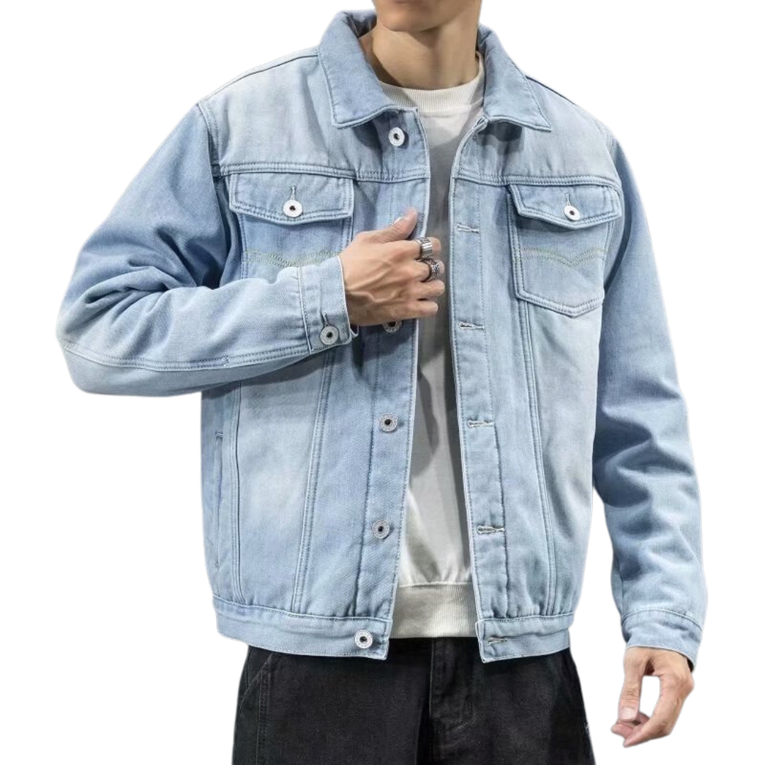 Krohn-e | Winter Männer Denim Jacke
