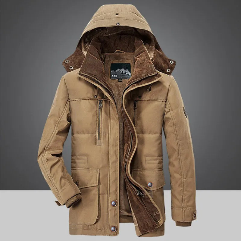 Krohn-e | Robuster Isolierter Wintermantel mit Kapuze"