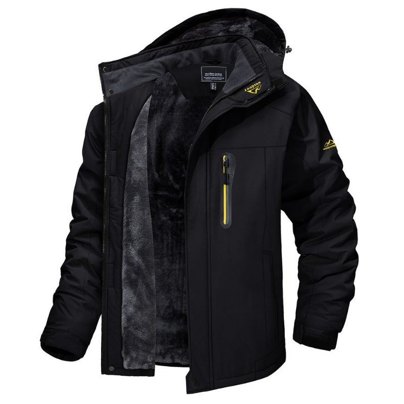 Krohn-e | Herrenjacke mit Robuster Struktur