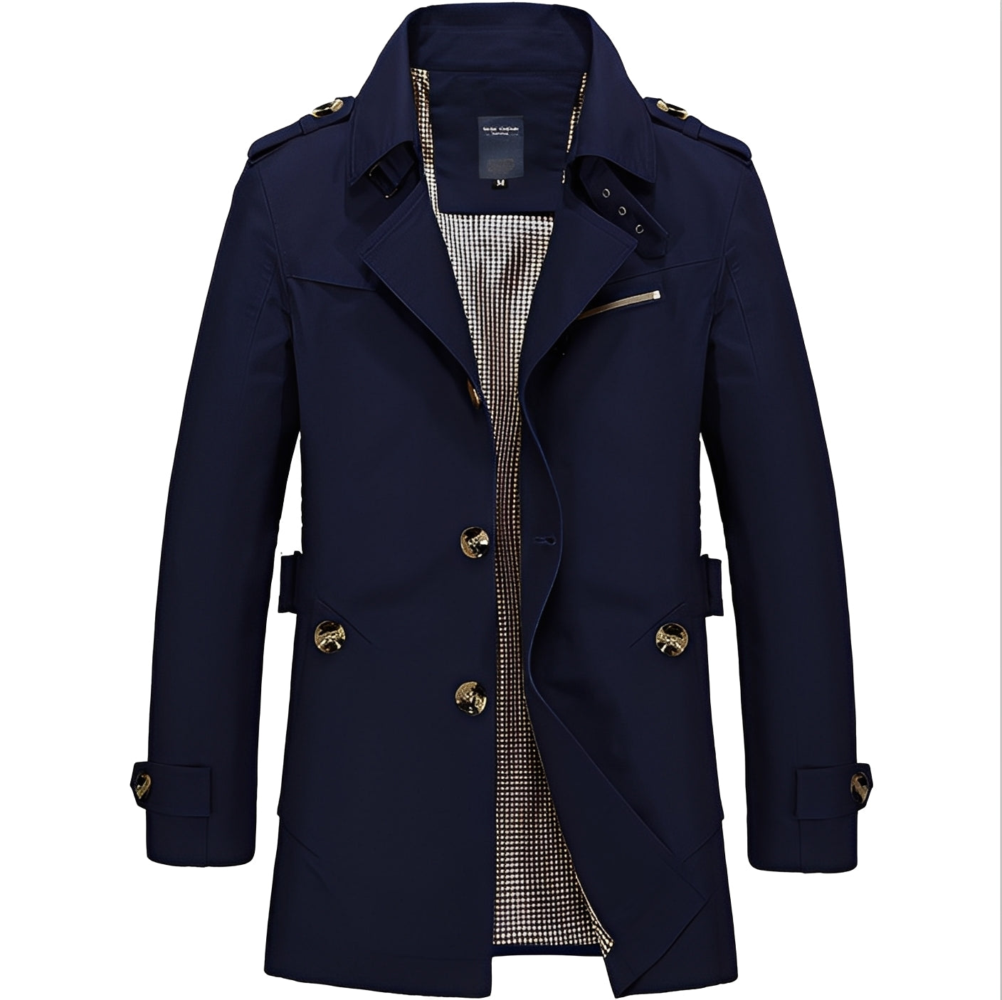 Krohn-e | Lässige Mid-Länge Windjacke für Männer