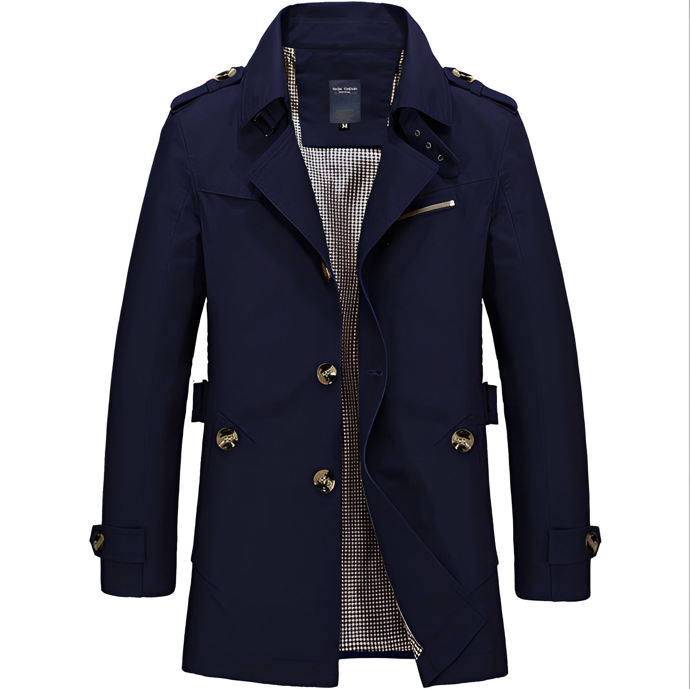 Krohn-e | Eleganter Windbreaker Trenchcoat für Männer