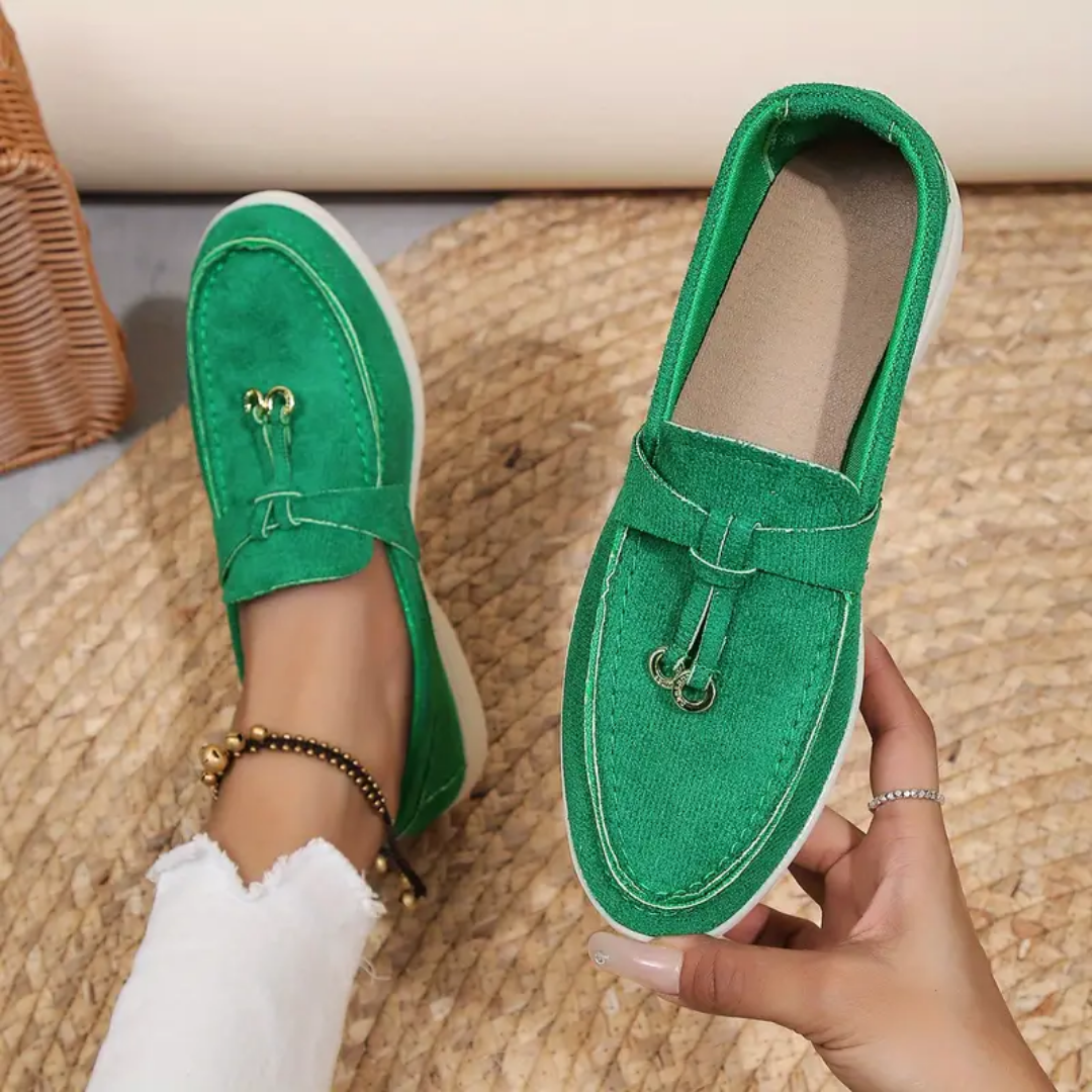 Lia: Elegante Plüsch-Loafer