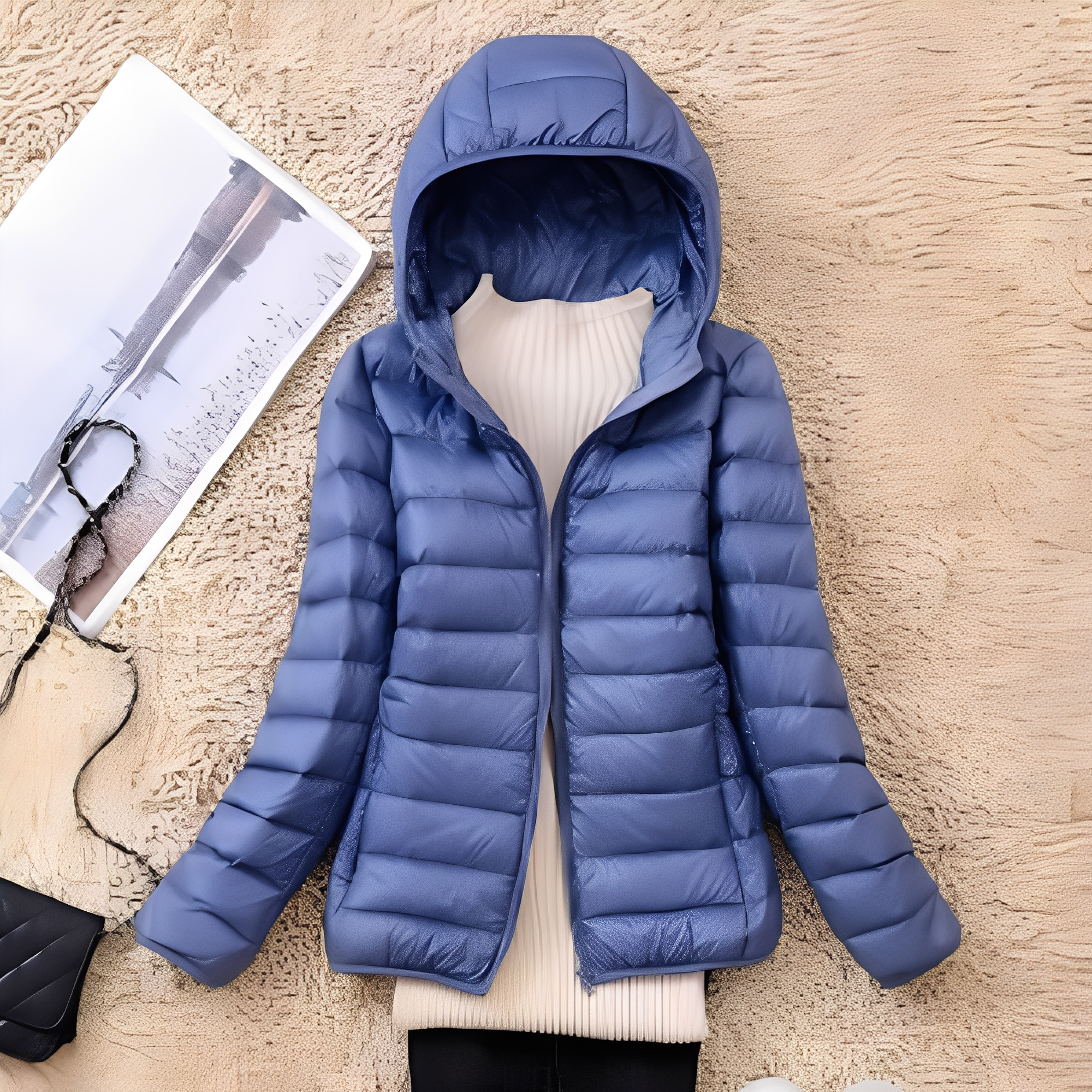 Krohn-e | Lässige Slim Down-Jacke für Frauen