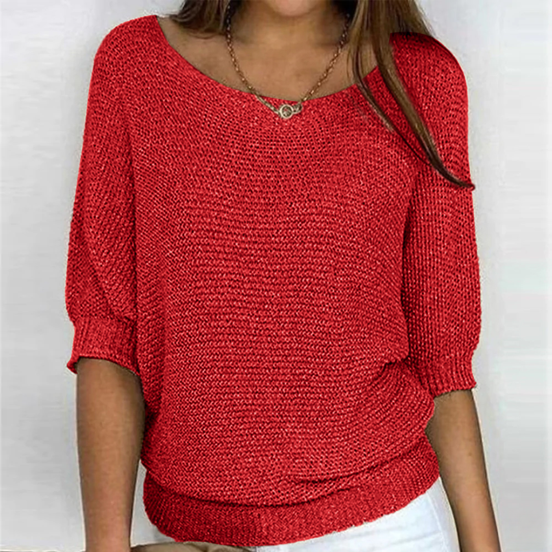 Krohn-e | Schlichter Eleganter Pullover für Alltag und Büro