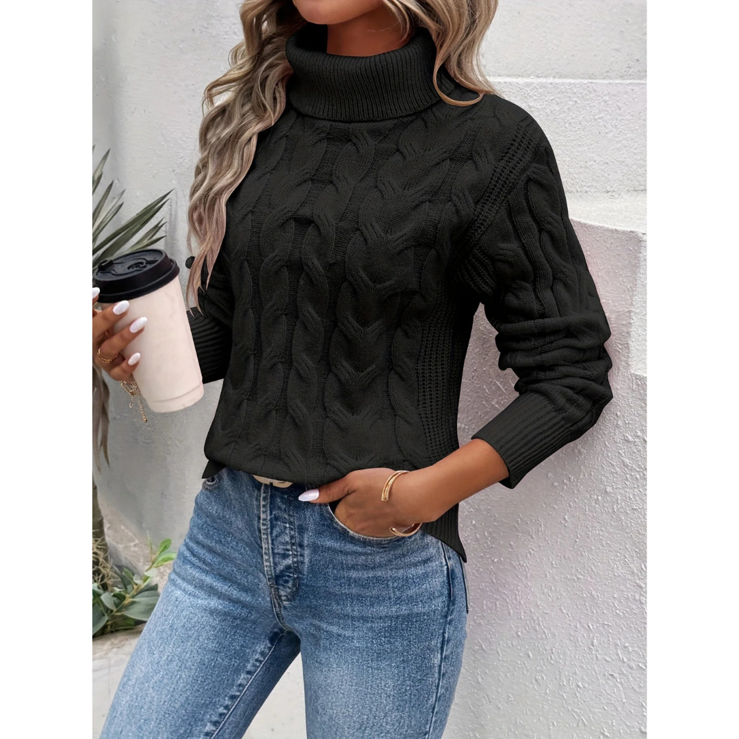 Krohn-e | Klassischer Eleganter Rollkragenpullover
