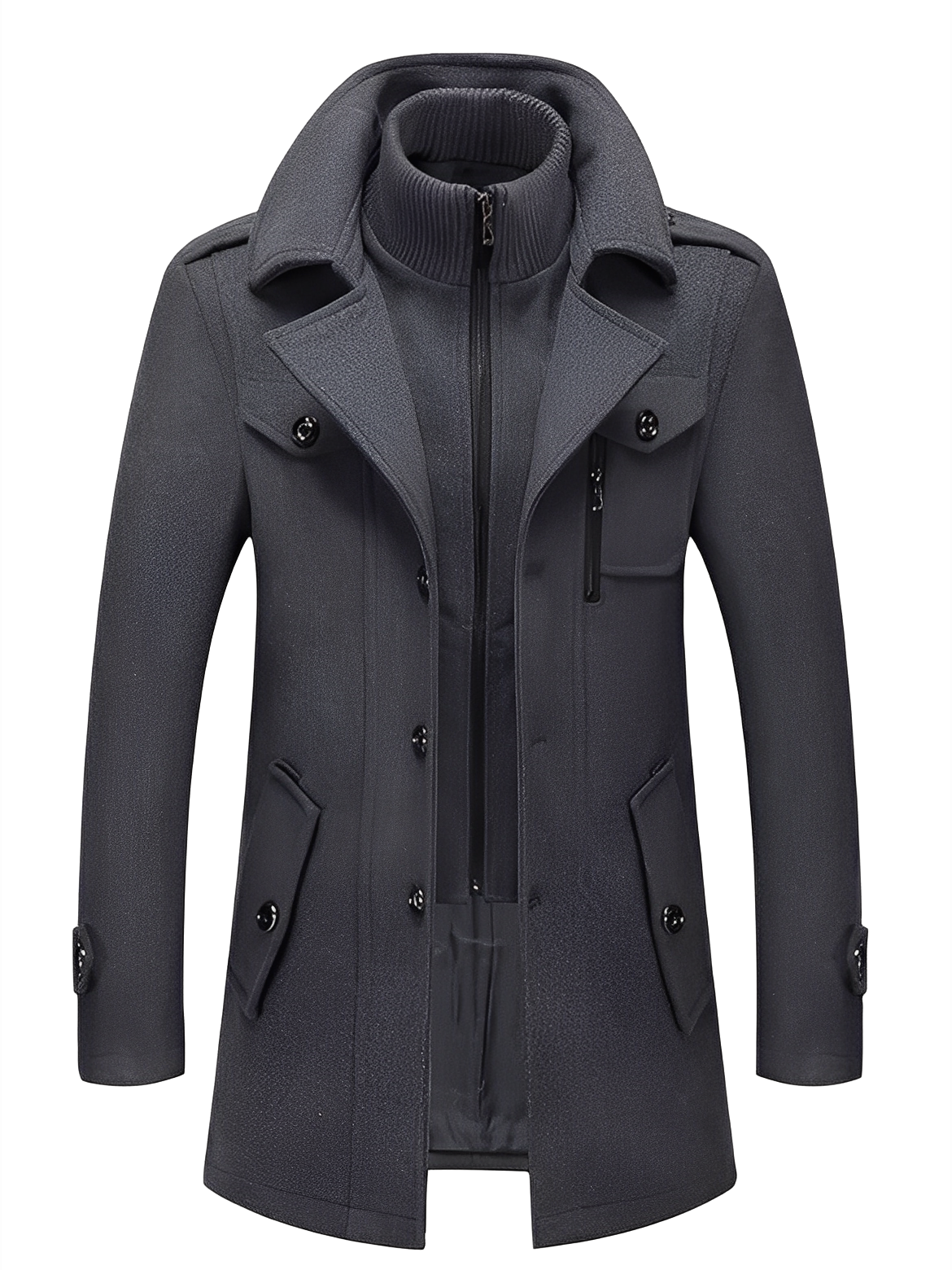 Krohn-e | Eleganter Trenchcoat für Herren