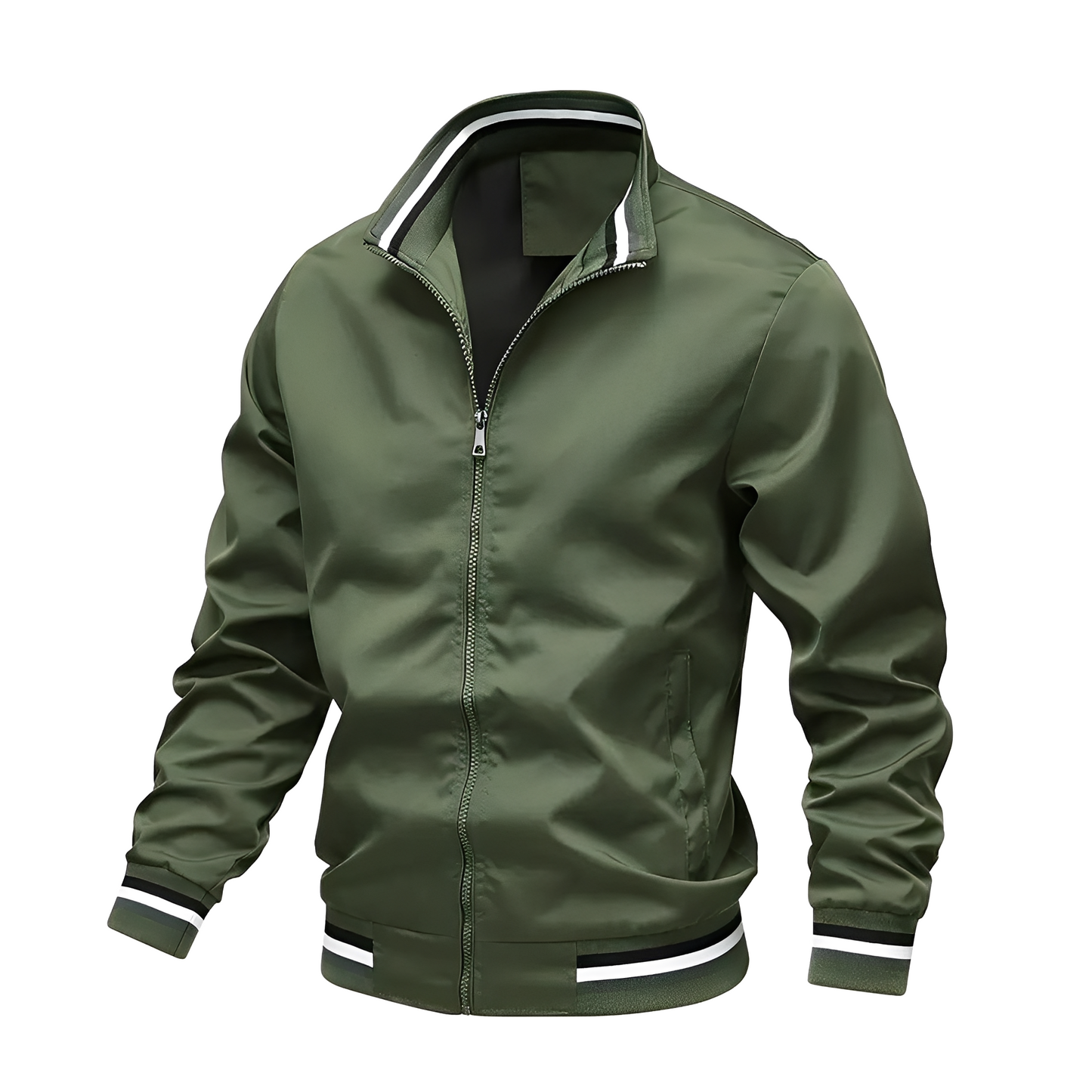Krohn-e | Casual Bomberjacke mit Streifen für Herren