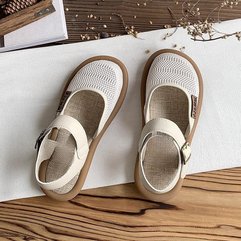 KROHN-E Damen Sandalen verstellbar gepolstert Komfort breite Passform