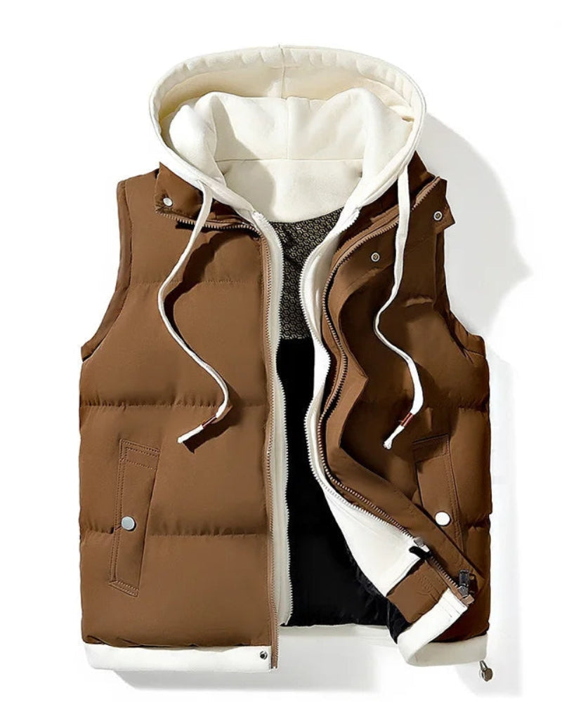 Krohn-e | Softshell Gestepptes Kapuzenwesten