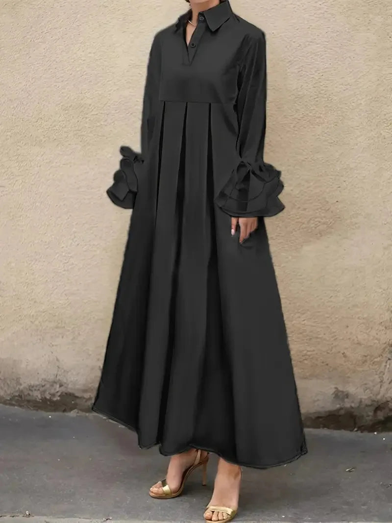 Damen Lange Hemdblusenkleid Krohn-e