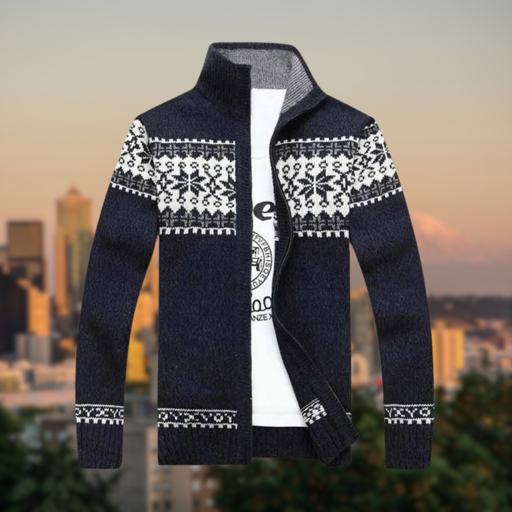 Krohn-e | Sweatshirt mit Stehkragen