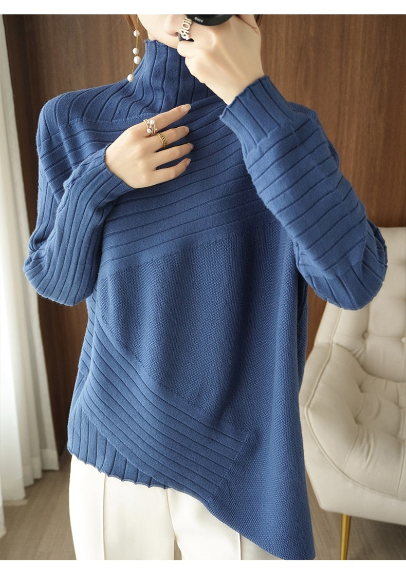 Krohn-e | Rollkragenpullover für Herbst und Winter Ideal, Um Warm Zu Bleiben