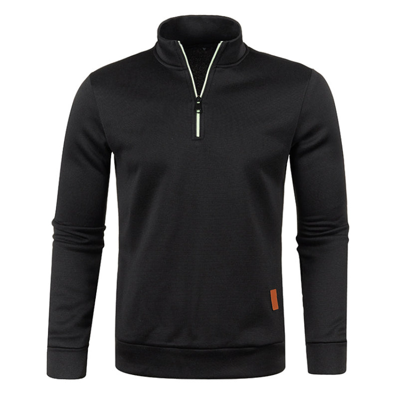 Krohn-e | Essentiel Halv-zip Pullover Müheloser Komfort und Eleganz