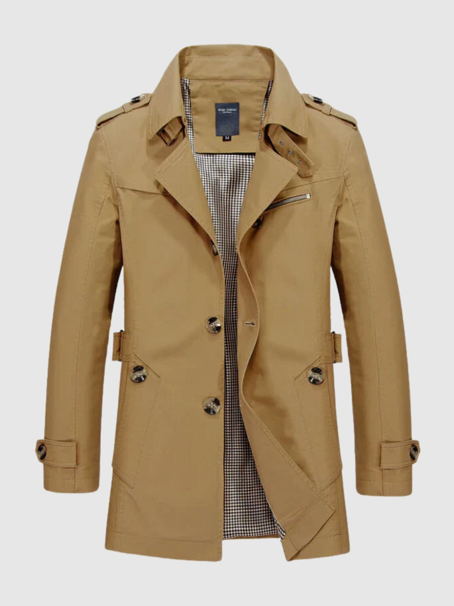 Krohn-e | Elegante Herrenjacke Baumwolle Elegant und Vielseitig