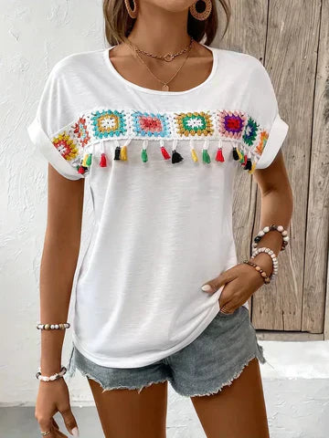 Nida – besticktes Shirt