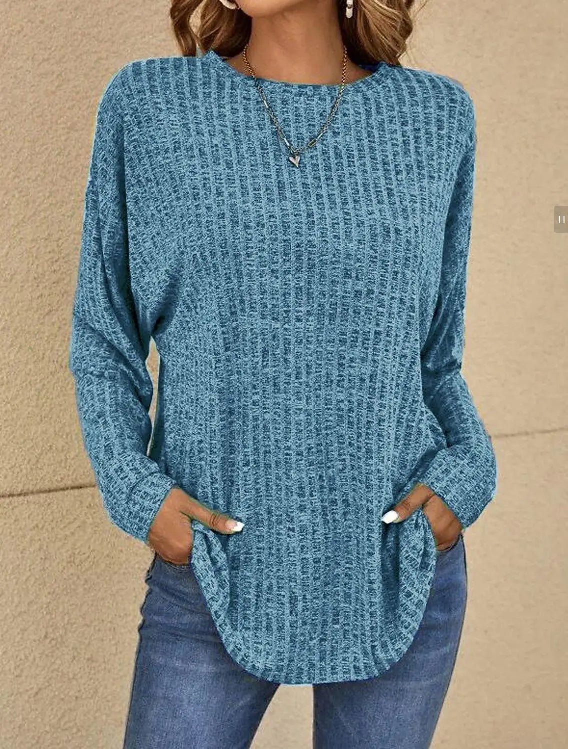 Krohn-e | Stylisches Gestricktes und Dehnbares Lässiges Top