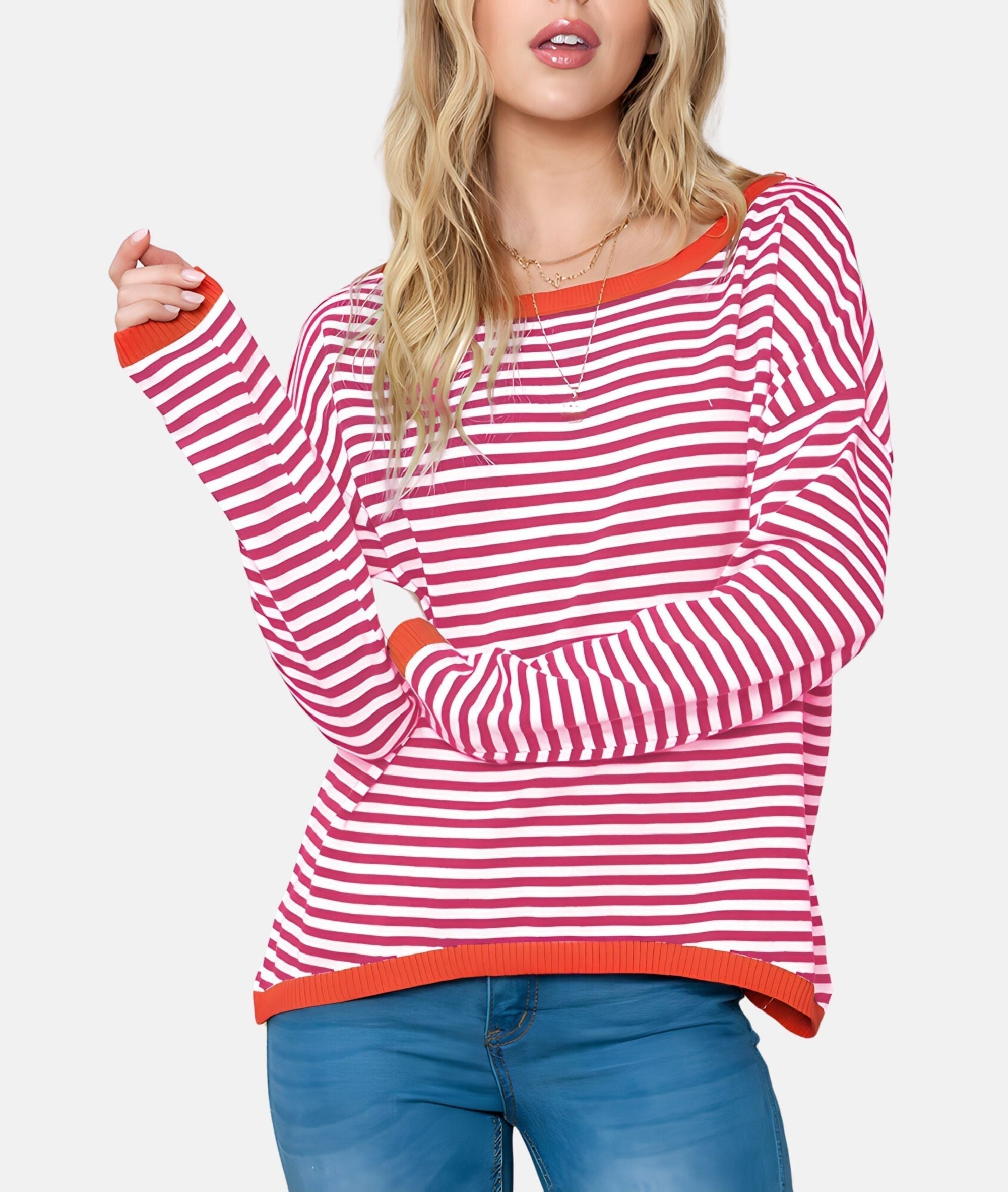 Krohn-e | Gestreifter Pullover