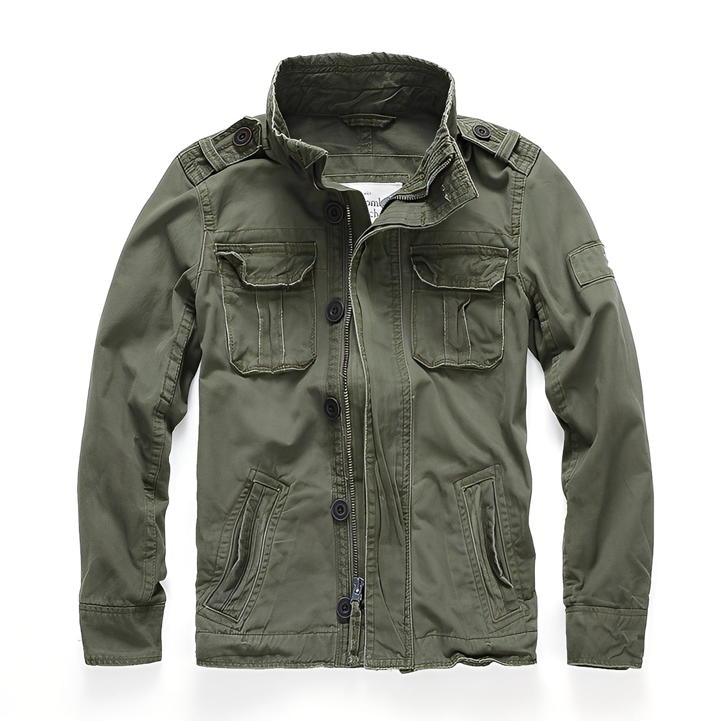 Krohn-e | Klassische Denimjacke mit Taschen für Männer