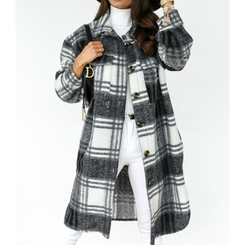 Krohn-e | Trench Warm für Frauen Lang
