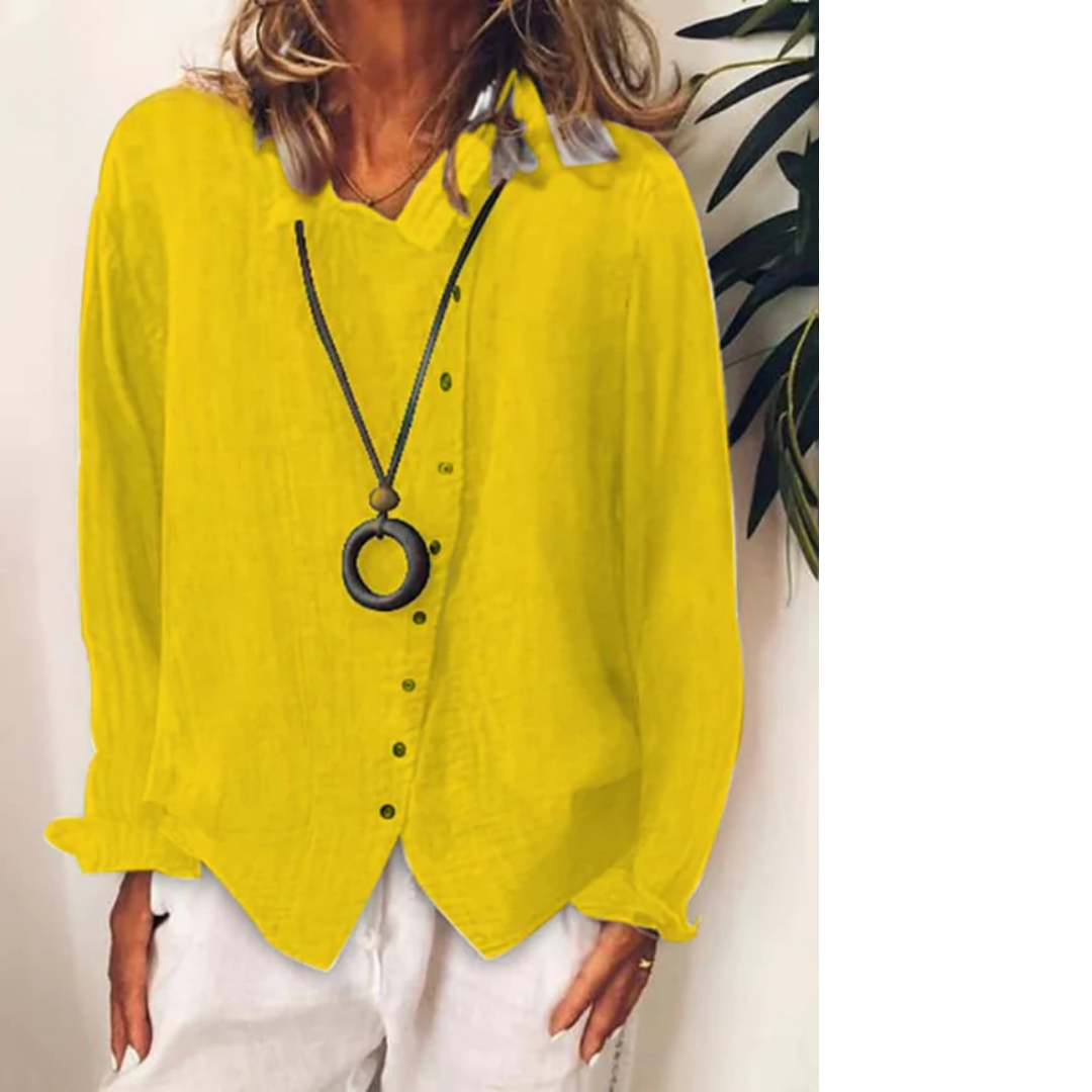 Baumwollleinenhemd: Lässig und lang von Fudus