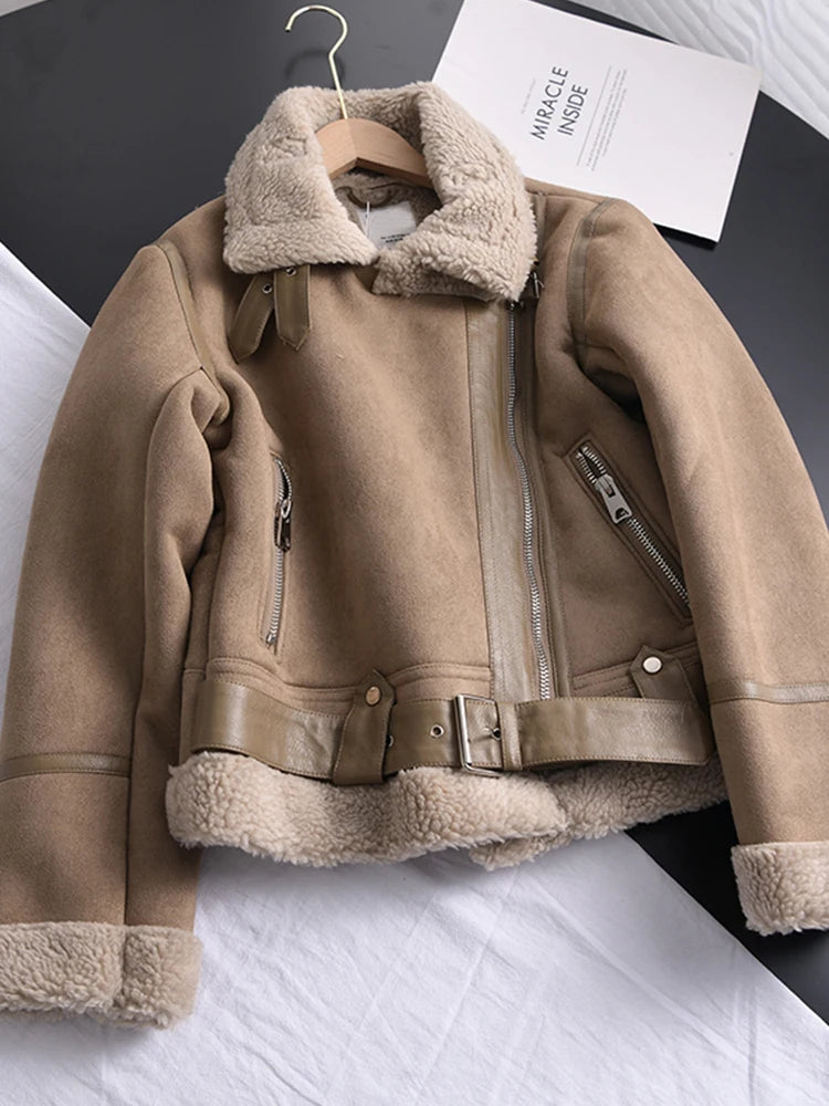 Krohn-e | Wildleder Winterjacke - Warm & Stilvoll