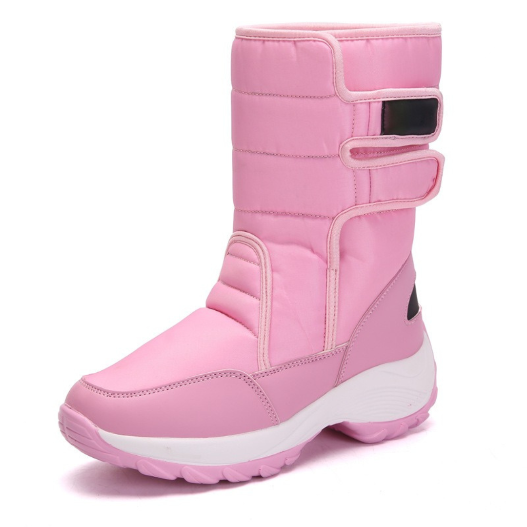 Krohn-e | Schneestiefel - Slip-On-Design - Isolierte Fleece-Innensohle