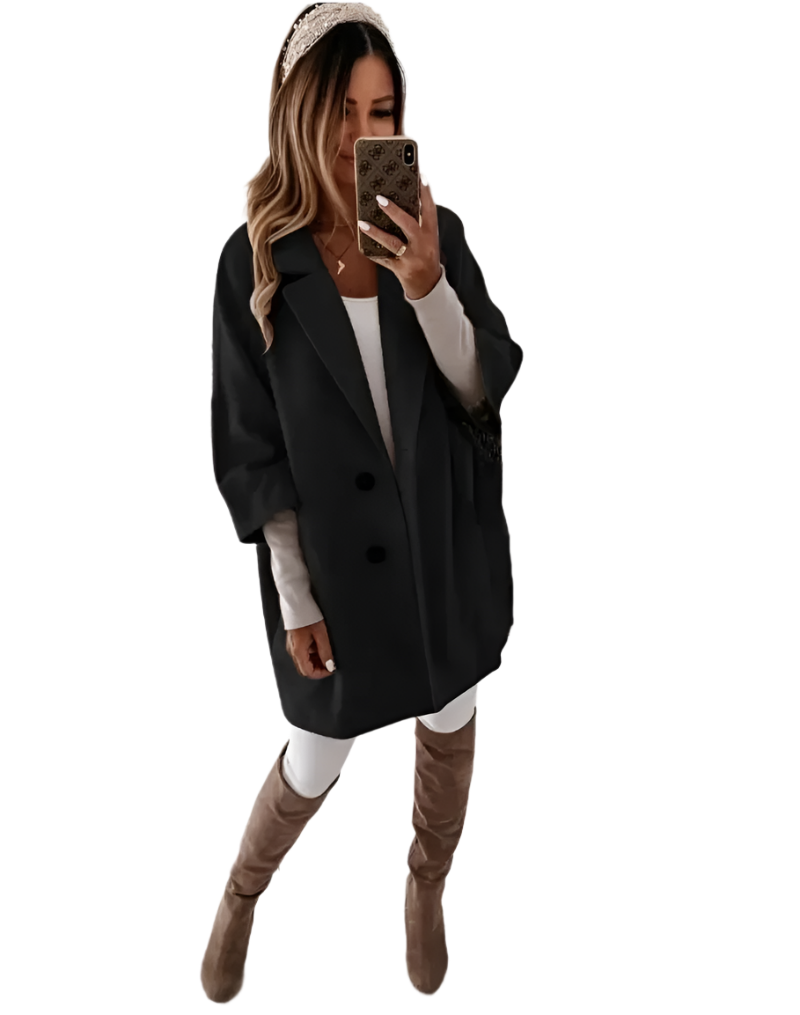 Krohn-e | Eleganter Locker Sitzender Damen Trenchcoat