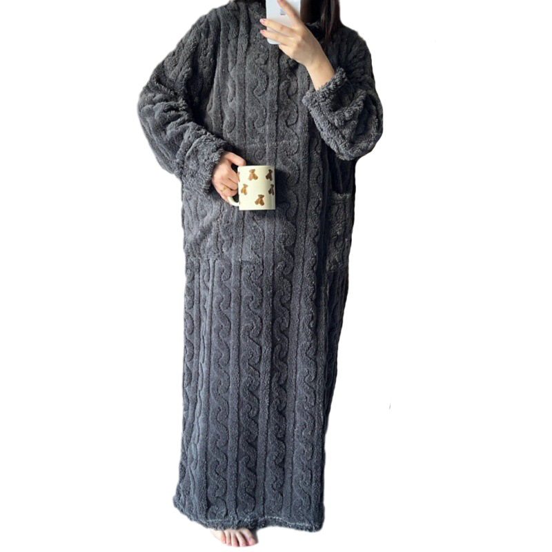 Krohn-e | Winter korallen Samt-Homewear