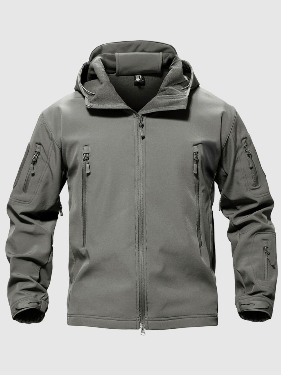 Krohn-e | Wasserabweisende Jacke Polyester Praktisch und Funktional