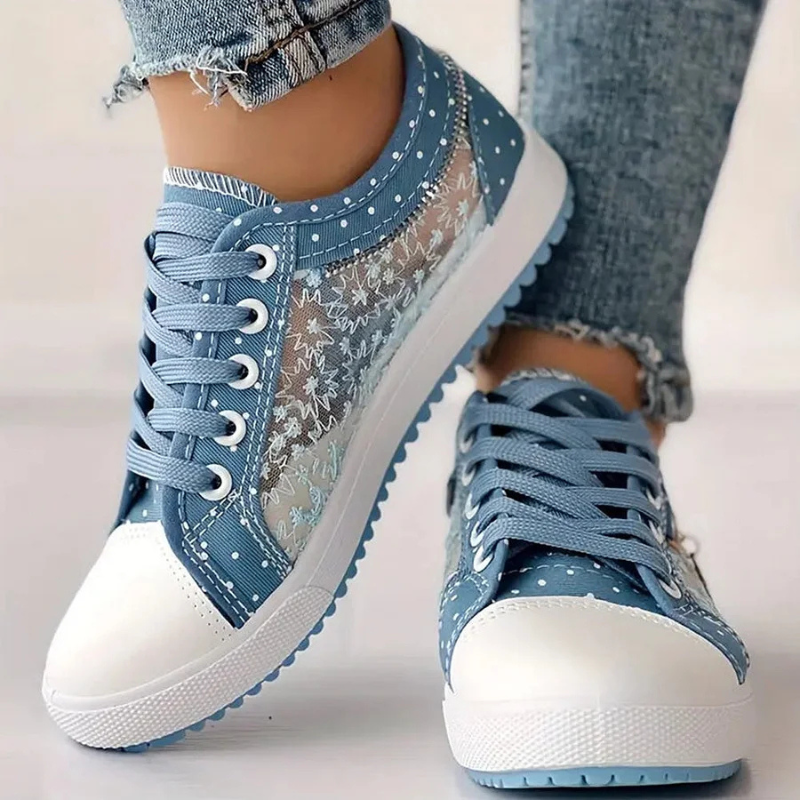 KROHN-E Damen Casual Sneaker Stützend Atmungsaktiv