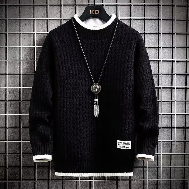 Krohn-e | Weicher Strickpullover für Männer
