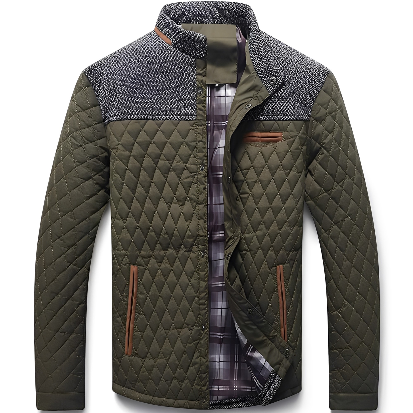 Krohn-e | Freizeit, Gepolsterte Steppjacke für Männer