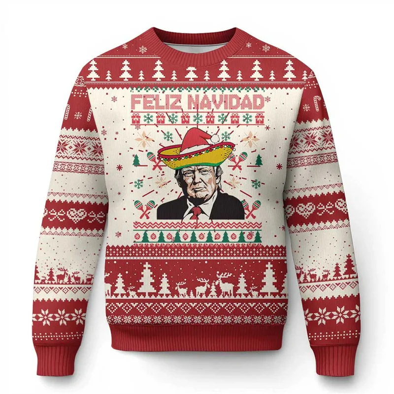 Weihnachtlicher Partypullover von Fudus für Feiertage und Partys
