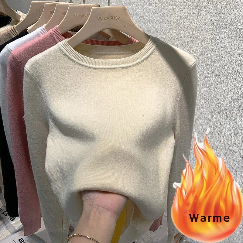 Eleganter und warmer Fleece-Pullover von Fudus