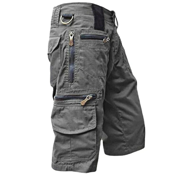 Kurze, funktionelle Cargoshorts für Herren