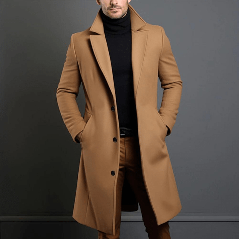 Krohn-e | Herren langer Wintermantel
