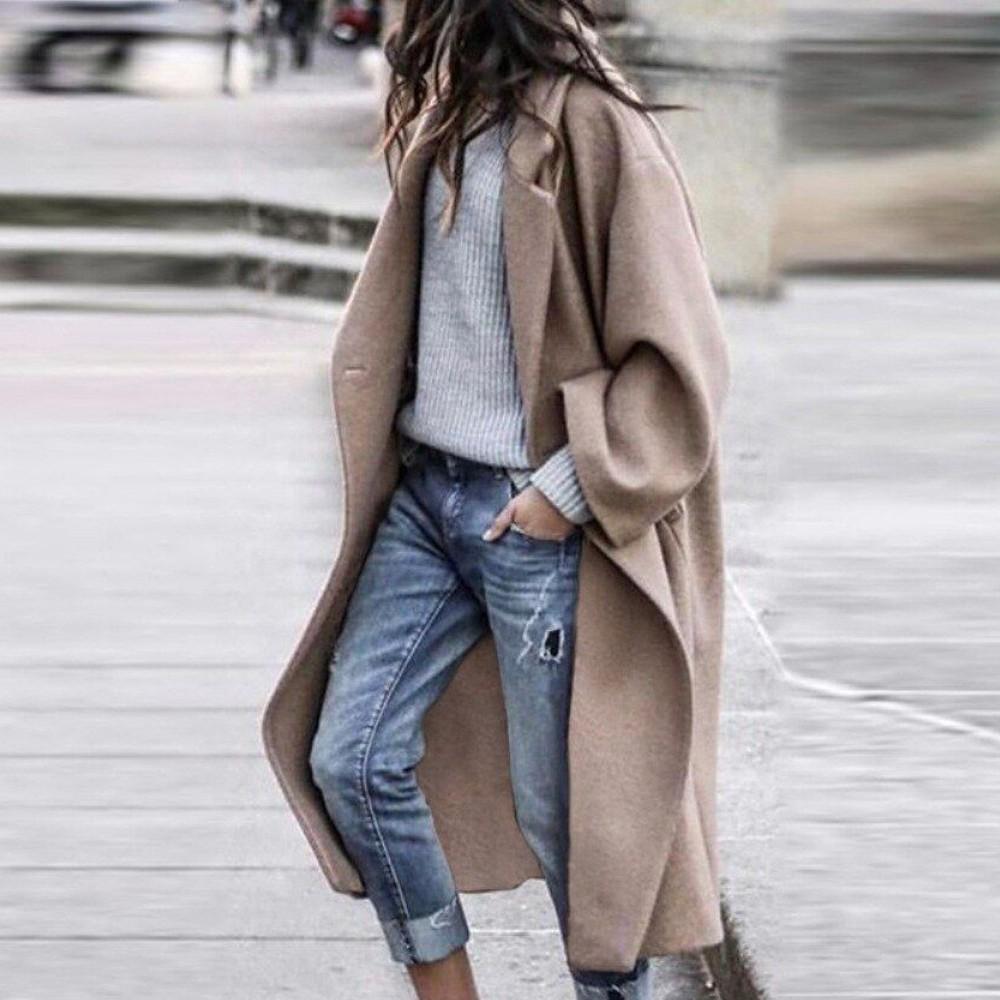 Krohn-e | Langer und Warmer Wintermantel für Damen