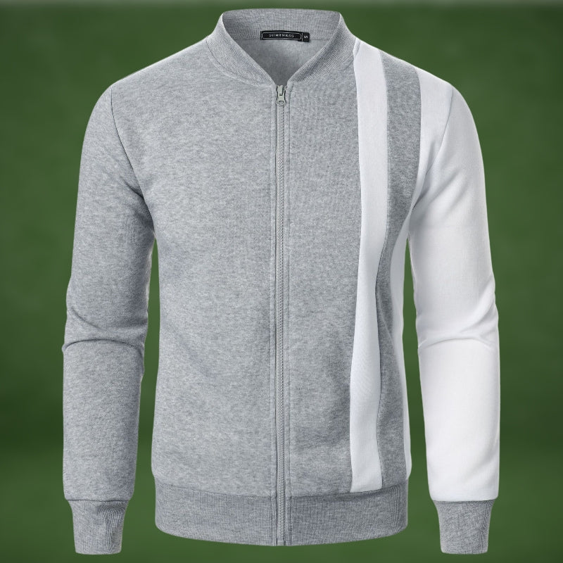 Krohn-e | Sportliches Sweatshirt mit Reißverschluss Polyester-mischung Dynamisches Design