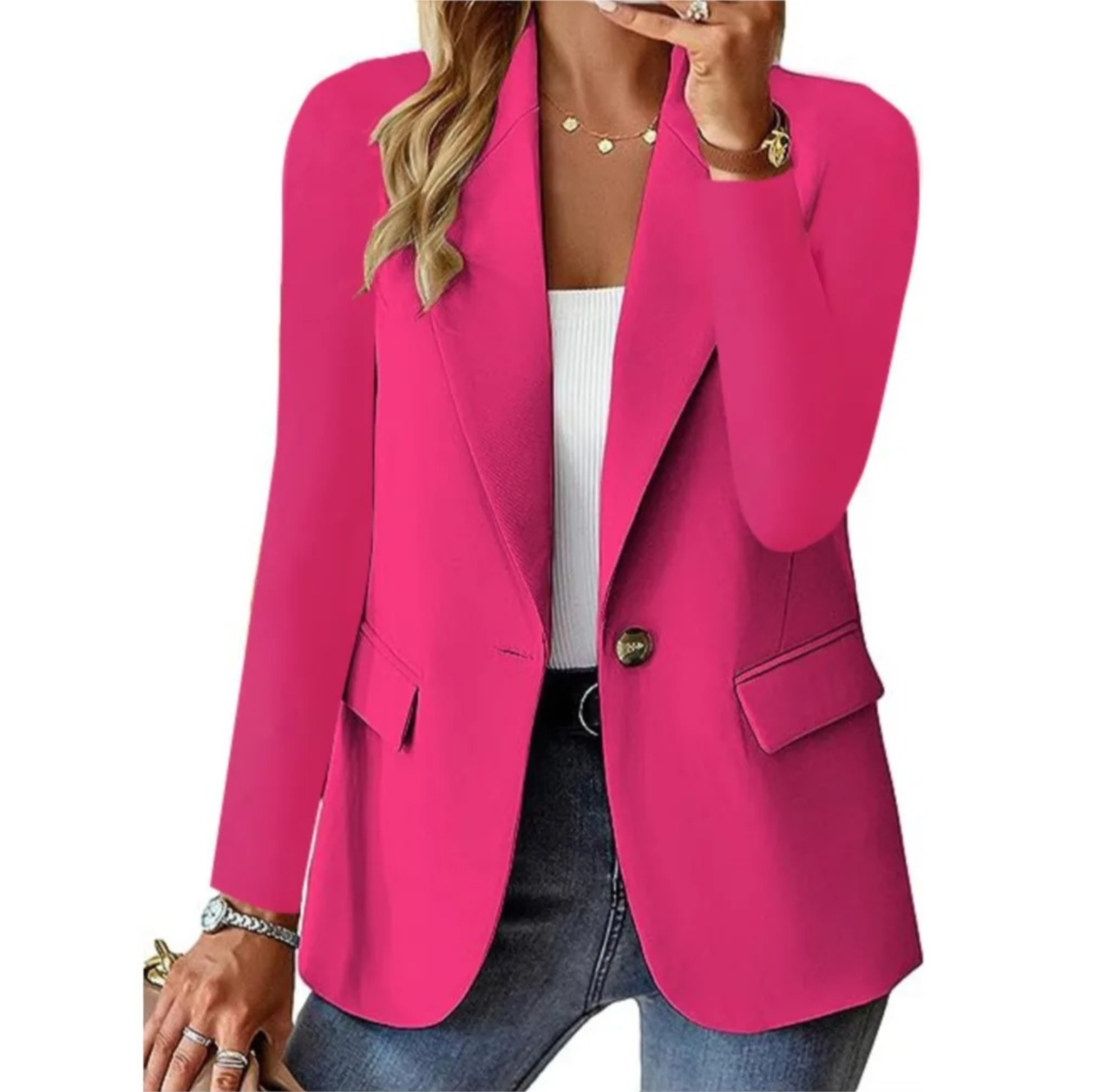 Krohn-e | Blazer Lange für Frauen Chic
