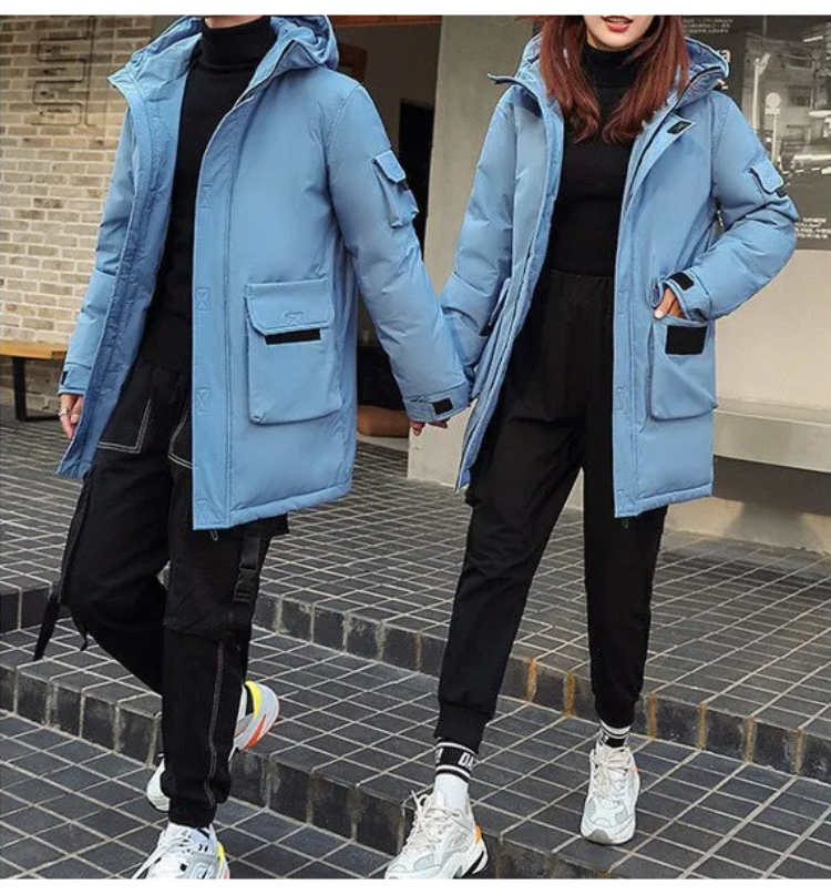Krohn-e | delige winterparka set - isolierte Jacke mit Kapuze für Damen