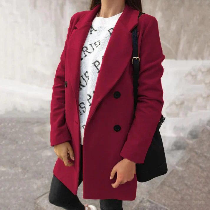Krohn-e | Eleganter Woll Mantel Damen