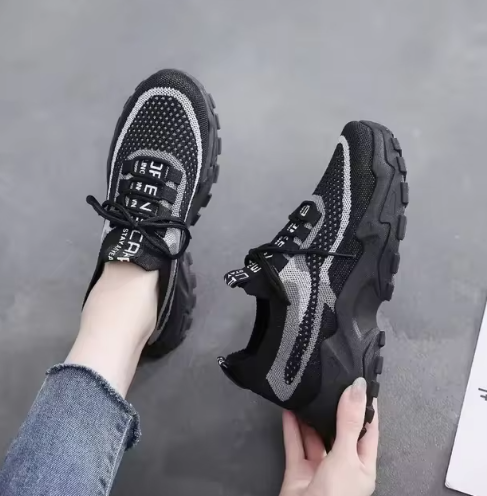 Berenika Atmungsaktive Casual-Sneaker aus gewebtem Mesh