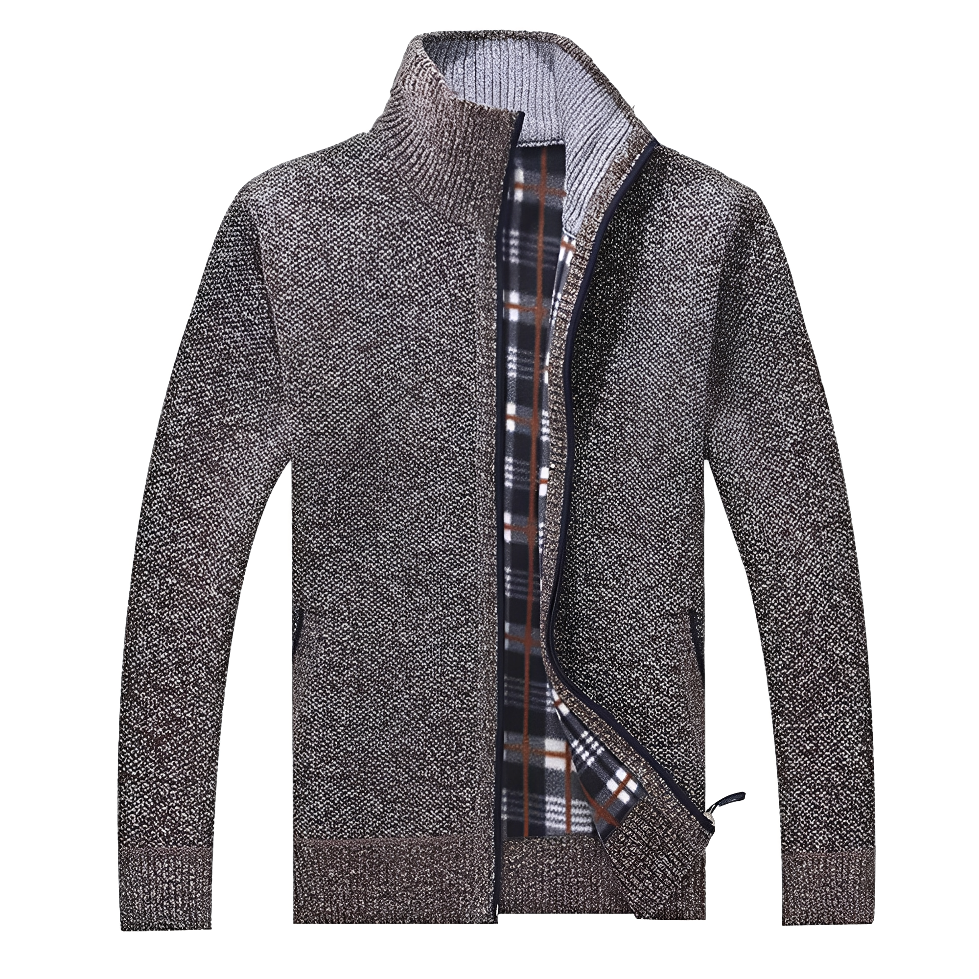 Krohn-e | Stylischer Cardigan mit weichem Fleece-Futter für Männer