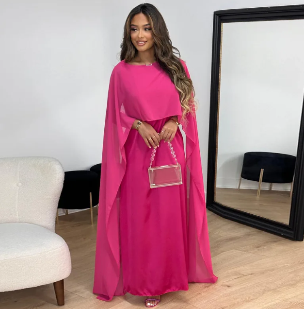 Fudus: Lange Satin Kleider für Damen