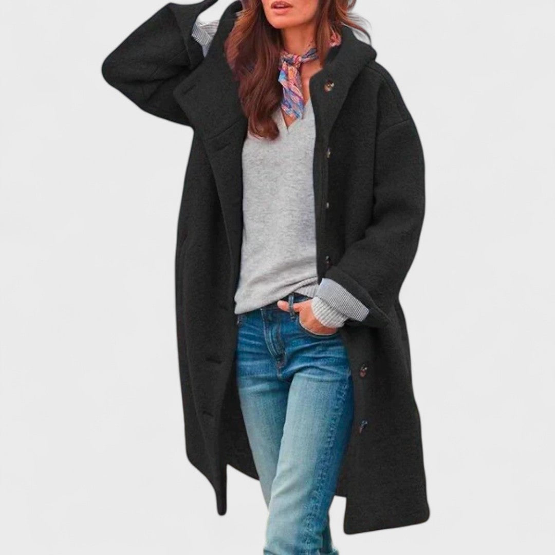 KROHN-E Damen City-Jacke Modern Funktionale Taschen