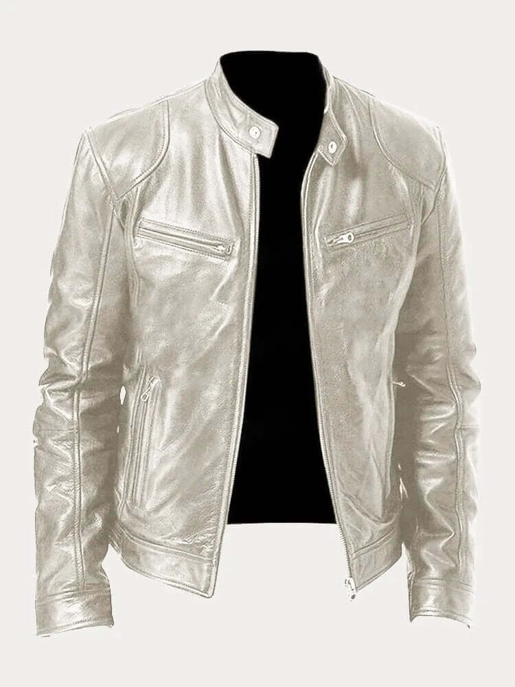 Krohn-e | Herren Klassische Lederjacke