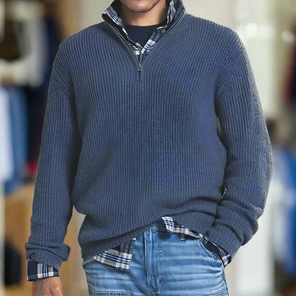 Fudus Reißverschluss-Pullover zum Wärmen